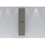 H&R badmeubelen Juice Hoge Kast - 40x35x170cm - met ronde hoeken - 3D-front - 2 deuren - rechtsdraaiend - beige mat SW875869