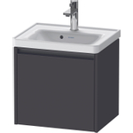 Duravit Ketho.2 Wastafelonderbouwkast - met 1 lade - 48.4x37.5x44cm - met greep antraciet - grafiet supermat SW772343