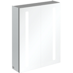 Villeroy & Boch My View 14+ armoire de toilette - avec 2 portes avec éclairage LED vertical 60x75x17.3cm - incl. boîte à médicaments verrouillable 1025443