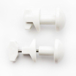 Rosani Classic set handdoekhaakjes mat wit - set van 2 SW791414