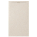 Zenon Essenza Minimal receveur de douche - 140x80cm - antidérapant - antibactérien - marbre minéral - rectangulaire - Vertigo cream (beige) SW1418456
