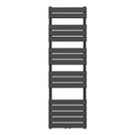 Belrad Handdoekradiator - links - aansluiting/comb - 1200X600mm- Wit SW1152673