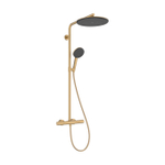 Hansgrohe Raindance Alive opbouw regendoucheset – Ø30 cm hoofddouche – glijstang – brushed bronze SW1387957