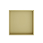 Hotbath &MORE Boîte encastrée ou niche encastrée 30x30x10cm Laiton brossé PVD SW1246536