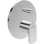 Villeroy & Boch O.novo robinet encastré à commande unique - avec inverseur - chrome SW974232