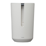 Tiger Tess Porte-rouleau de réserve avec couvercle autoportant Blanc Gris clair SW877641