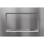 Geberit Sigma10 bedieningsplaat - 2-toets spoeling - rechthoekige knoppen - vergr.chr.geb./gl.chr./ SW61795