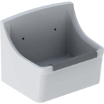 Geberit 300 Basic Norma évier de décharge avec rebord de protection 35x45x35cm avec trous pour grille à seaux blanc SW417651
