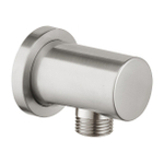 Grohe Rainshower Wandaansluitbocht - ronde rozet - Supersteel (RVS) SW73277