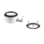 ZEZA Grade Bonde de receveur de douche - universel - 90mm - 35l par min - sans grille - blanc SW1129624