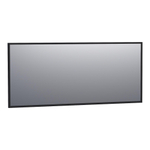 BRAUER Onyx spiegel – rechthoek – 160x70 cm – Zwart geborsteld SW228066