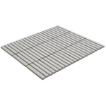 La Mosaic Factory Sevilla carreau mosaïque - 28,2x30,8cm - carrelage mural et de sol - Rectangulaire - Porcelaine Blanc Mat SW523996