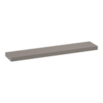 BRAUER MDF wastafelblad 240x50x10cm zonder kraangat MDF mat Taupe SW721146