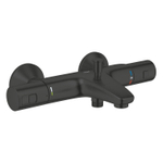 Grohe Precision Start Badkraan - thermostatisch - omstel - koppelingen HOH=15cm - matte black (mat zwart) SW924879