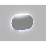 Arcqua Reflect Miroir ovale 100x70x3cm avec éclairage LED horizontal et interrupteur tactile 4200K SW493115