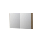 INK SPK2 spiegelkast – 120x74x14 cm – 2 deuren, dubbelzijdige spiegeldeuren – Zuiver Eiken mat SW440344