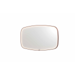 INK SP31 spiegel - 140x4x80cm contour in stalen kader incl dir LED - verwarming - color changing - dimbaar en schakelaar - geborsteld koper SW956029