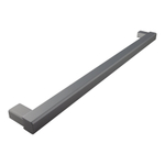 BRAUER Poignée de meuble en applique - 32cm - modèle G - matériau inox - aluminium SW8631