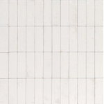 Ragno gleeze carreau de mur 5x15cm 10mm bianco SW670047