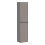 BRAUER Adore badkamerkast - 160x35x35cm - met 2 deuren greeploos links- of rechtsdraaiend mat taupe SW370919