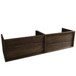 Saniclass Holz Frame Meuble de salle de bains - 160x45x40cm - 2 tiroirs - Chêne charcoal SW1420779