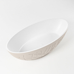 MONDIAZ HOLM Vrijstaand Bad - 180x85cm - mat linen / Talc (beige / wit) SW491612