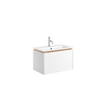 Crosswater Mada Ensemble de meuble - 60x36x35.5cm - 1 vasque - 1 trou de robinet - Blanc mat SW970133