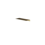Hotbath &MORE Étagère - 30cm - rails de fixation inclus - Laiton brossé PVD SW1245913