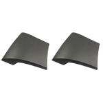 Saniclass Deluxe badkussen - 37x34cm - groot model - zwart - 2 stuks SW773178