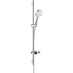 Hansgrohe Raindance Select S Doucheset - 120 - 3jet - met Unica - glijstang 90 cm en zeepschaal wit/chroom - wit chroom GA96534