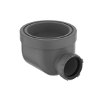 Crosswater Vito Douchebakafvoer - 110mm - wit SW916836