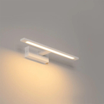 QAZQA Jerre wandlamp - 41.5x13.5x5.5cm - incl. LED - IP44 - mat wit SW1187242