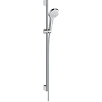 Hansgrohe Croma Select S Vario glijstangset met Croma Select S Vario handdouche 90cm met Isiflex`B doucheslang 160cm wit/chroom 0605303