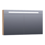 BRAUER Promise Deluxe armoire de toilette – 119 x 70 x 15 cm – LED directe – 2 portes, portes-miroir double face – Chateau SW371711