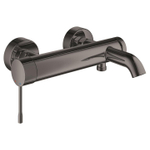 GROHE Essence New robinet de baignoire avec inverseur et raccords hard graphite SW98776