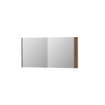 INK SPK1 armoire de toilette – 120 x 60 x 14 cm – 2 portes, portes-miroir double face – Chêne pur mat SW493792