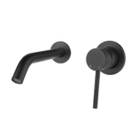 Wiesbaden Ribbd Mitigeur lavabo encastré à levier unique avec coldstart complet noir mat SW632108