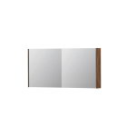 INK SPK1 armoire de toilette – 120 x 60 x 14 cm – 2 portes, portes-miroir double face – Noyer (Brun) mat SW493772