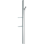 Hansgrohe Unica E - glijstang - met isiflex B - doucheslang - 160cm en casetta E zeepschaal - 150cm - hoogglans chroom SW157214