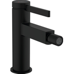 Hansgrohe Finoris Eengreeps bidetkraan - met afvoerplug - mat zwart SW651092