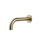 Wiesbaden Caral Baduitloop rond - 25cm 1/2" - PVD - geborsteld messing (goud) SW373439