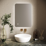 Hotbath Gal Spiegel 70 x 50 cm inclusief indirecte verlichting en spiegelverwarming IP44 SW656435