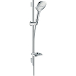 Hansgrohe Raindance Select E Doucheset - 120 - 3jet - ecosmart - met Unica - glijstang 65 cm en zeepschaal - hoogglans chroom GA20121