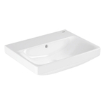 Grohe Euro Ceramic Wastafel - vrijhangend - 55x 44cm - zonder kraangat - met overloop - exclusief wandbevestiging - alpine wit SW1234880