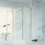 Fortifura Galeria Douchecabine - 70x140x200 - Profiel veiligheidsglas - antikalk - hoogglans chroom SW1446143