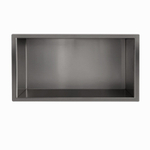 Wiesbaden Demis inbouwnis 30 x 60 x 7 cm gunmetal SW796263