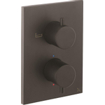 Crosswater MPRO Crossbox Badkraan inbouw - thermostatisch - mat zwart SW451365
