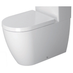 Duravit ME by Starck cuvette pour réservoir apparent au sol à sortie profonde vario sans réservoir 37x65cm avec WonderGliss blanc SW84188