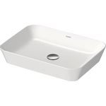 Duravit Cape Cod vasque rectangulaire sans trou de robinet sans trop-plein 55x40cm blanc mat SW297001