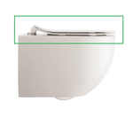 Crosswater Glide II Toiletbril - 52cm- softclose - quickrelease - glans wit SW857407